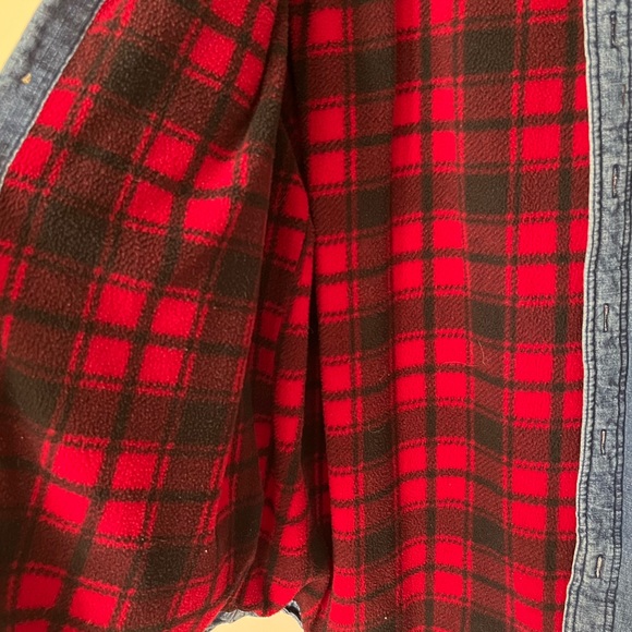 *SOLD* Denim fleece lined jacket - Picture 6 of 8